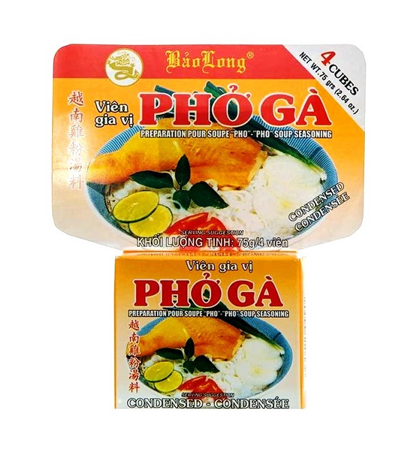 Dado per Phò' Gà noodle soup con pollo - Bao Long 75g. (4 pz.)